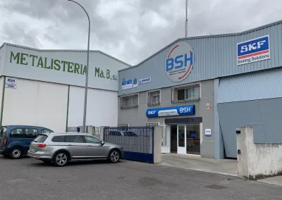 Fachada de las instalaciones de BSH en Granada