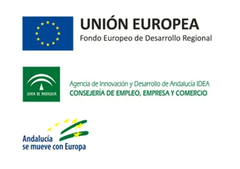 Logotipos de la Unión Europea (FEDER) y Junta de Andalucía